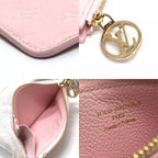 Louis Vuitton Card Case Holder Romy Monogram Empreinte Leather Confetti Pink — view 8