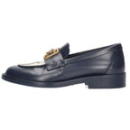 Chanel CC Logo Leather Loafers Shoes