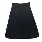 Chanel Boutique Tight Skirt Logo Embroidery Stretch 38 Black 100% Rayon — view 3