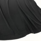 Chanel Boutique Tight Skirt Logo Embroidery Stretch 38 Black 100% Rayon — view 6