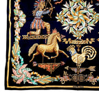 Hermes Carre 90 les Girouettes Weathervane Silk Scarf — view 3