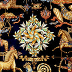 Hermes Carre 90 les Girouettes Weathervane Silk Scarf — view 9