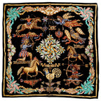Hermes Carre 90 les Girouettes Weathervane Silk Scarf