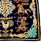 Hermes Carre 90 les Girouettes Weathervane Silk Scarf — view 2