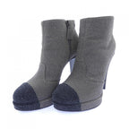 Chanel Boots Gray — view 3
