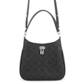 Louis Vuitton Shoulder Bag Monogram Mahina All Around PM 3way Black
