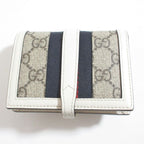 Gucci Jackie Compact Wallet Gray White LadySecond — view 2
