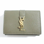 Saint Laurent Paris YSL Khaki LadySecond Wallet