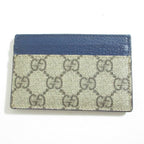 Gucci GG Spuri Card Case Beige Navy LadySecond — view 2
