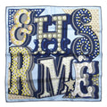 Hermes Carre 45 Scarf Electrique Silk Tsule Pocket Square Navy LadySecond