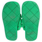 Bottega Veneta Intrecciatra Rubber Sole Sandals Green — view 5