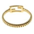 Fendi Baguette Ring Gold