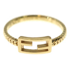 Fendi Baguette Ring Gold