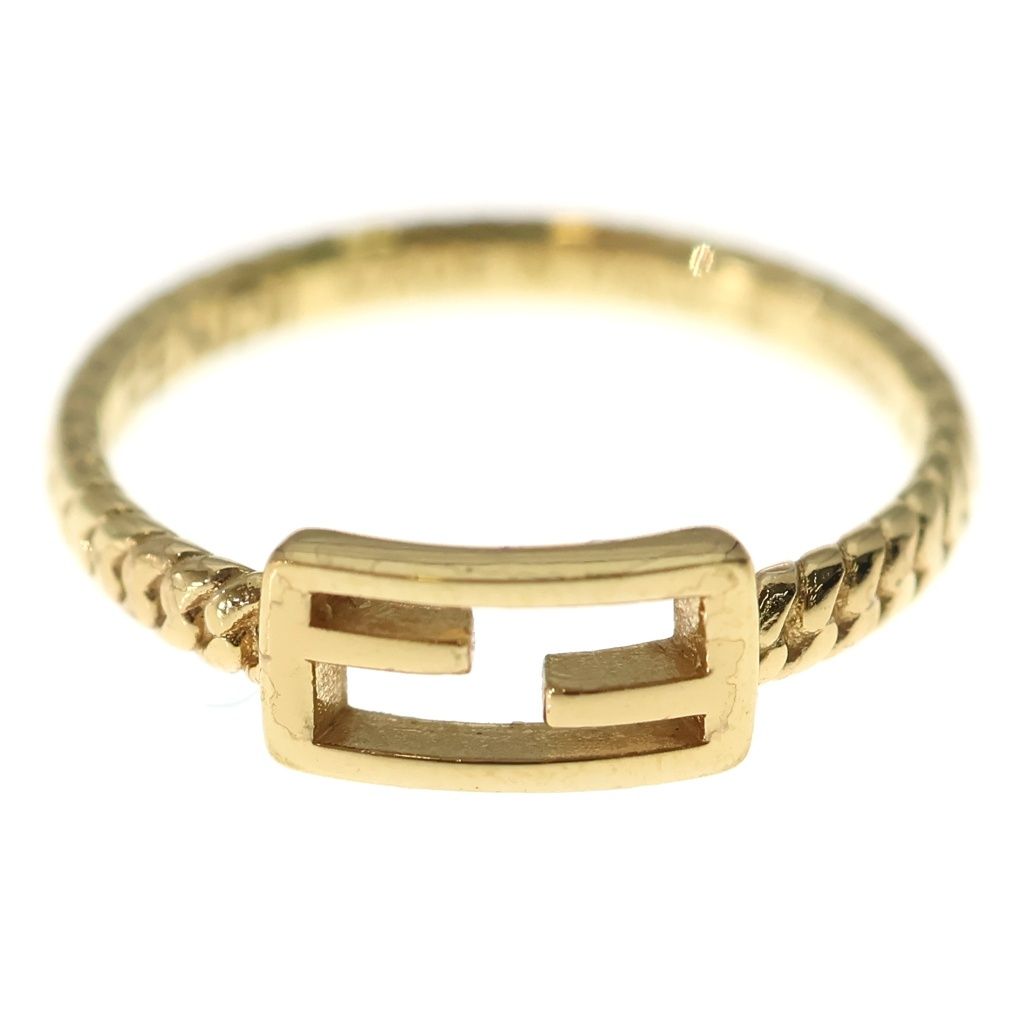 Fendi Baguette Ring Gold