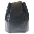 Louis Vuitton Epi Sac Dos Drawstring Shoulder Bag Black Noir Leather