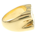 Celine Triomphe Log Gold Ring — view 3