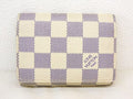 Louis Vuitton Business Card Holder Case Damier Azur