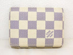 Louis Vuitton Business Card Holder Case Damier Azur