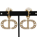 Dior o-le Tolabale Pearl Earrings Gold LadySecond