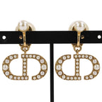 Dior o-le Tolabale Pearl Earrings Gold LadySecond