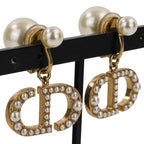 Dior o-le Tolabale Pearl Earrings Gold LadySecond — view 4