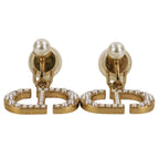 Dior o-le Tolabale Pearl Earrings Gold LadySecond — view 7