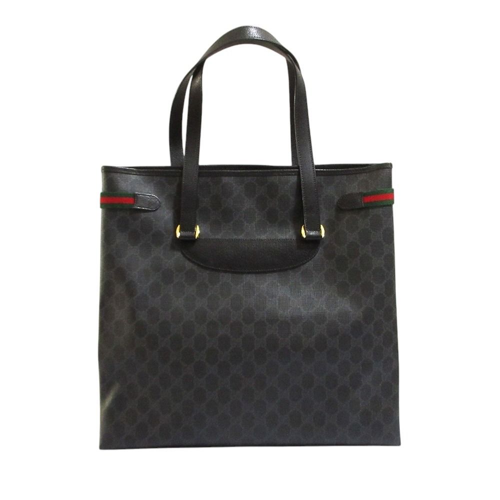Gucci Vintage GG Spuri Sherry Line Tote 39.02.091 Black LadySecond — view 3