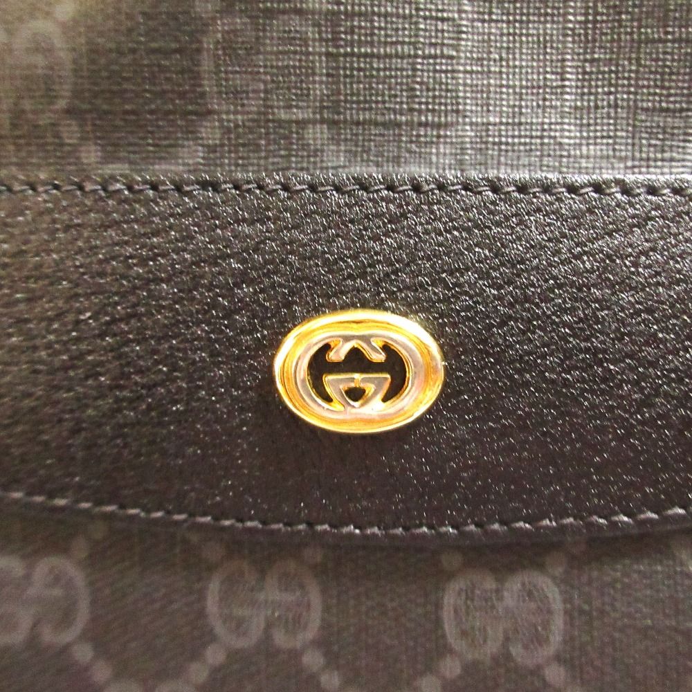 Gucci Vintage GG Spuri Sherry Line Tote 39.02.091 Black LadySecond — view 5