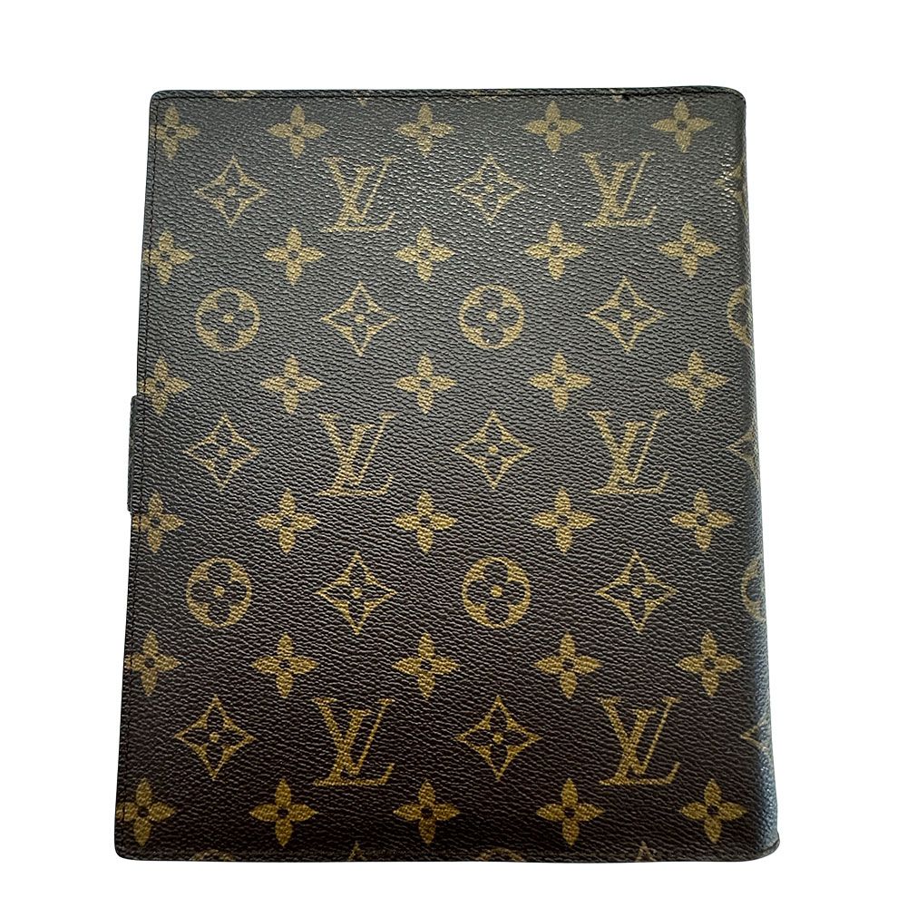 Louis Vuitton Pocket Bookcover Monogram Canvas GM Brown 6 Therefore — view 2
