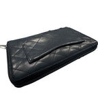 Chanel Wallet Lambskin Black Silver — view 8