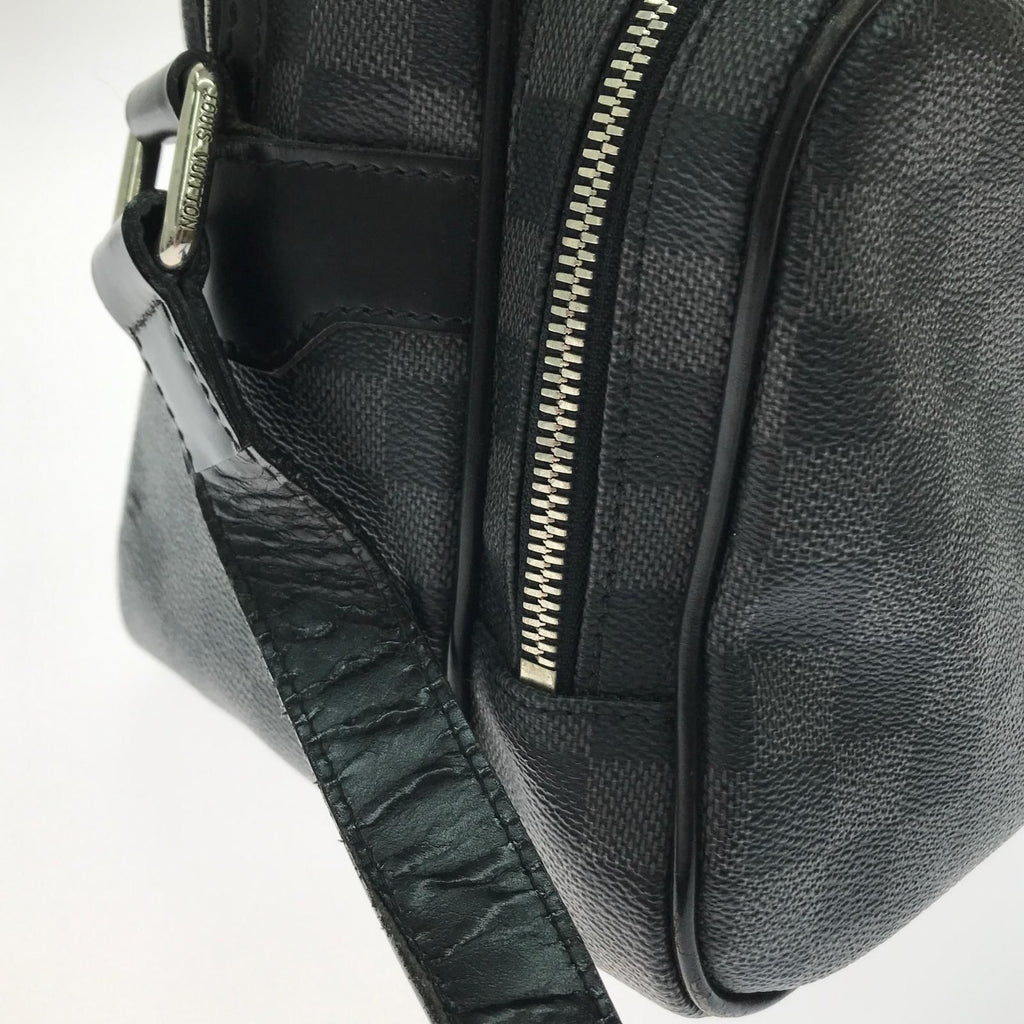 Louis Vuitton Shoulder Bag Damier Graphite Black — view 7