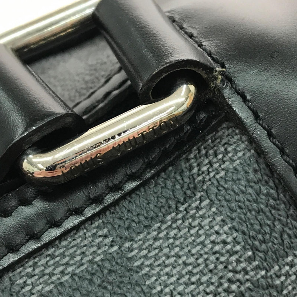 Louis Vuitton Shoulder Bag Damier Graphite Black — view 8