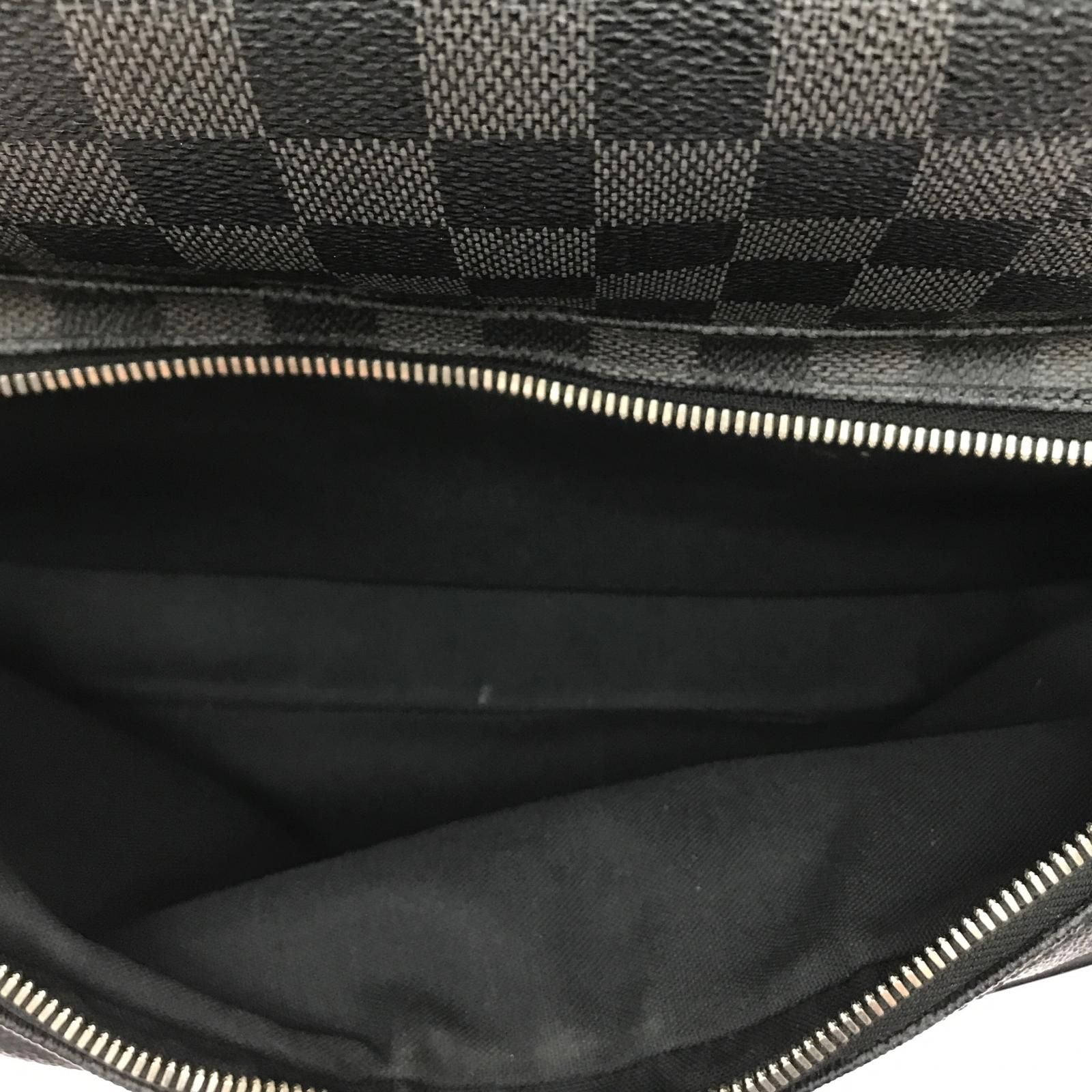 Louis Vuitton Shoulder Bag Damier Graphite Black — view 6