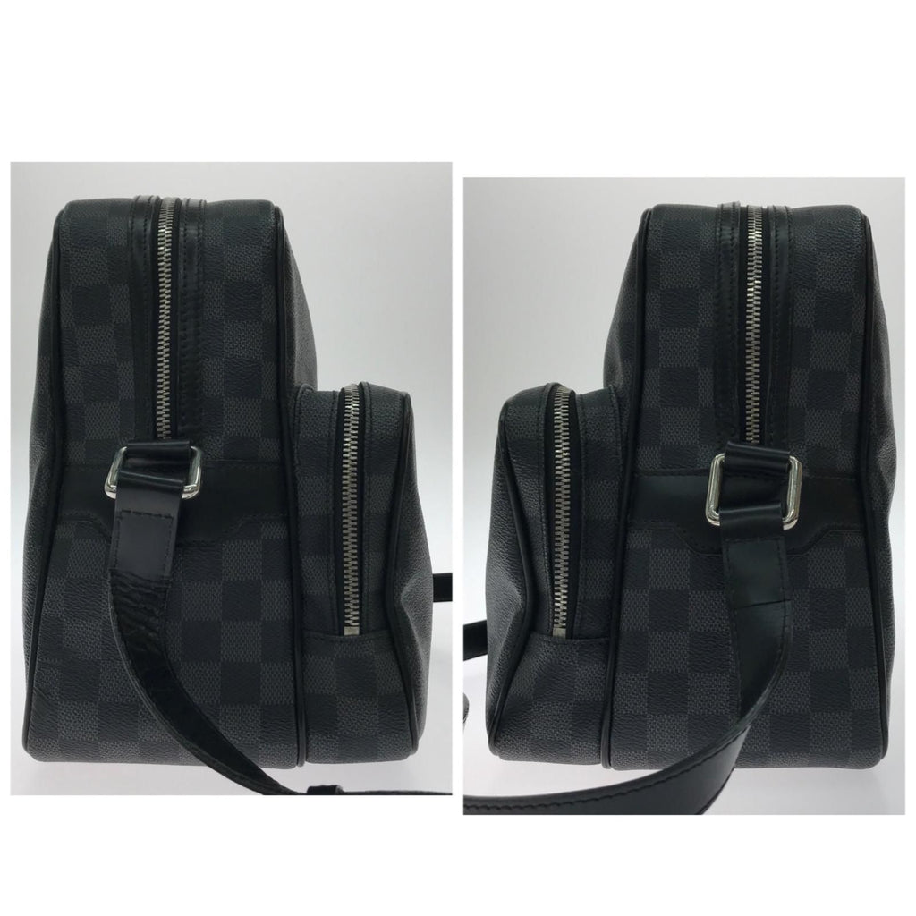 Louis Vuitton Shoulder Bag Damier Graphite Black — view 4