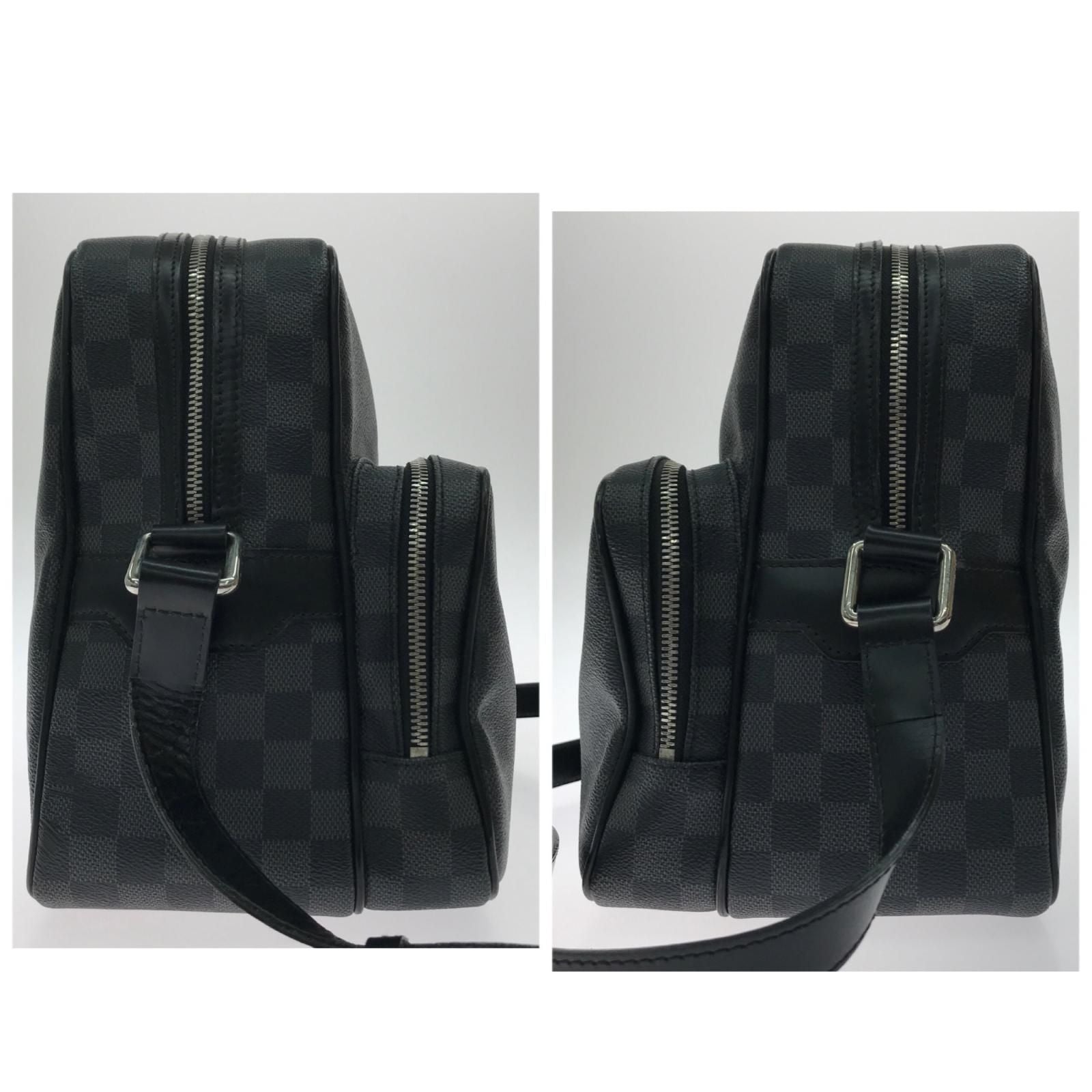 Louis Vuitton Shoulder Bag Damier Graphite Black — view 4