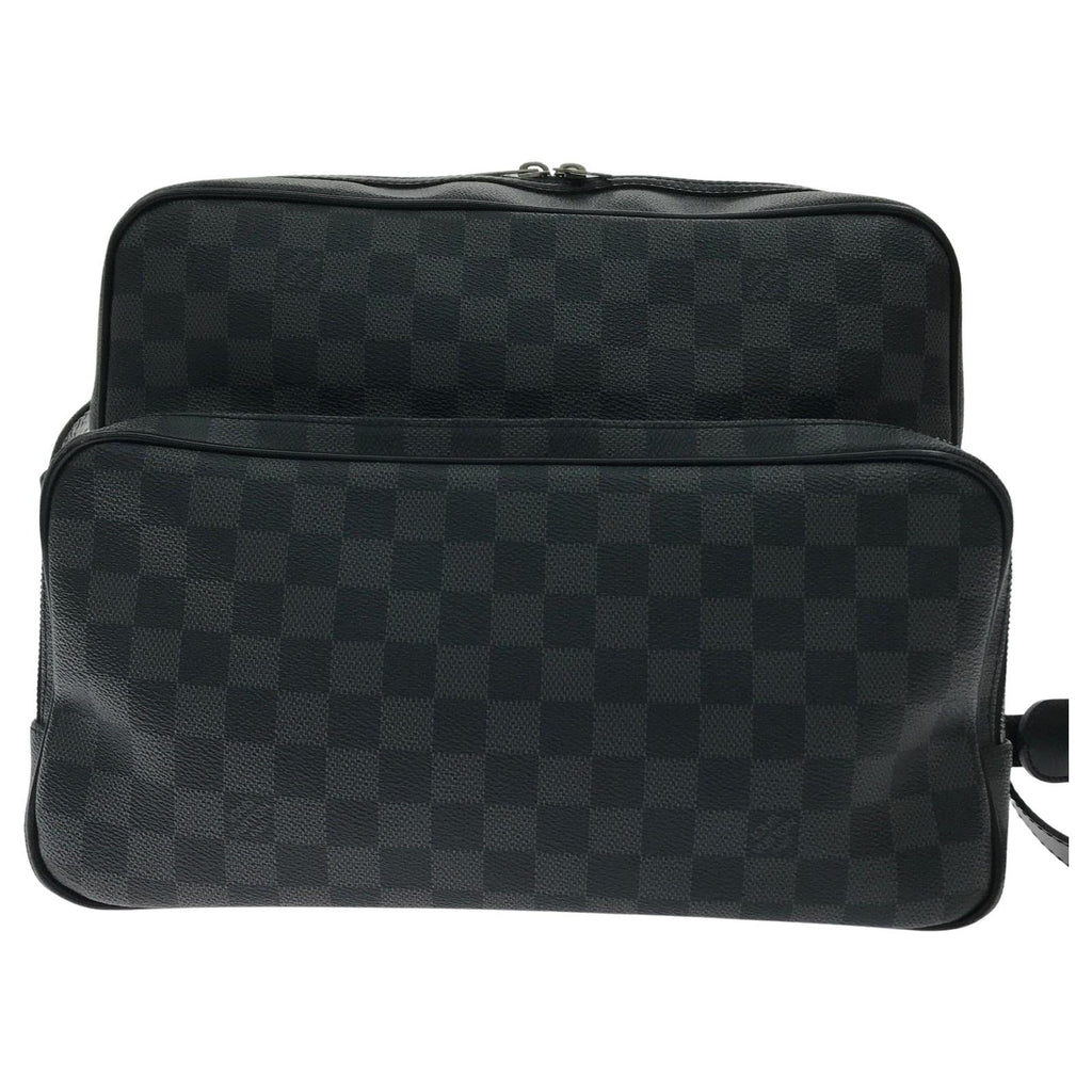 Louis Vuitton Shoulder Bag Damier Graphite Black