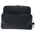 Louis Vuitton Shoulder Bag Damier Graphite Black
