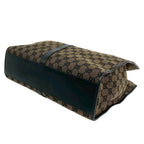 Gucci Jackie GG Pattern Leather Business Boston Bag Brown — view 8