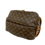 Louis Vuitton Vintage Saumur 35 Monogram Leather Shoulder Bag Brown — view 8