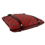 Loewe Anagram Logo All Over Pattern Leather Handbag Mini Tote Business Red Brown — view 7