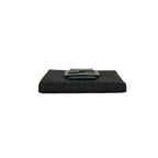 Fendi Zucca FF Pattern Logo Canvas Leather Bifold Wallet Mini Dark Brown Black — view 6