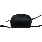 Dior Vintage CD Logo Leather Shoulder Bag Pochette Black — view 3