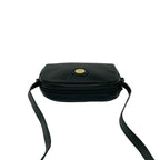 Dior Vintage CD Logo Leather Shoulder Bag Pochette Black — view 4