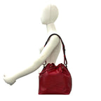 Louis Vuitton Vintage Petit Noe Epi Leather Shoulder Bag Castilian Red — view 2