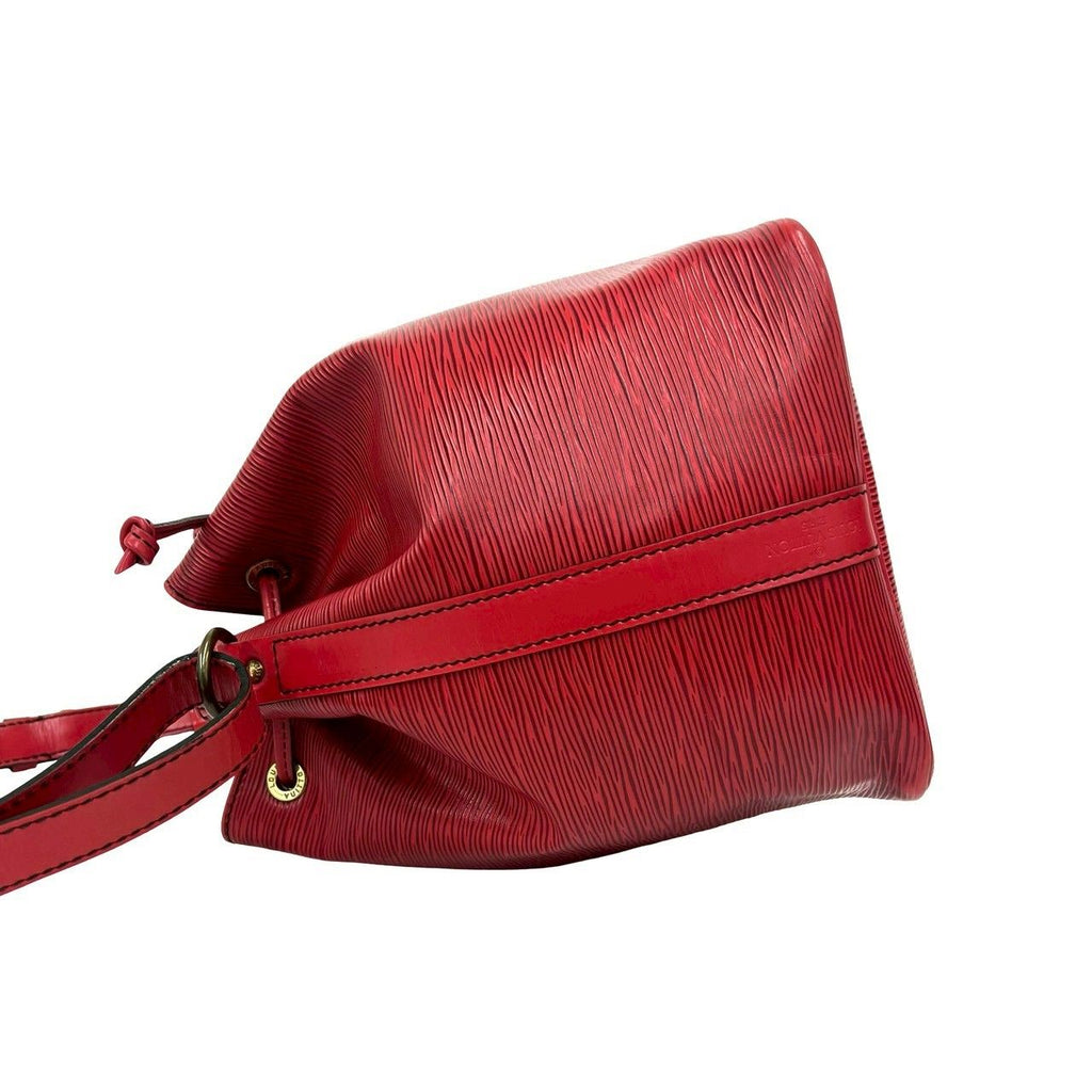 Louis Vuitton Vintage Petit Noe Epi Leather Shoulder Bag Castilian Red — view 5