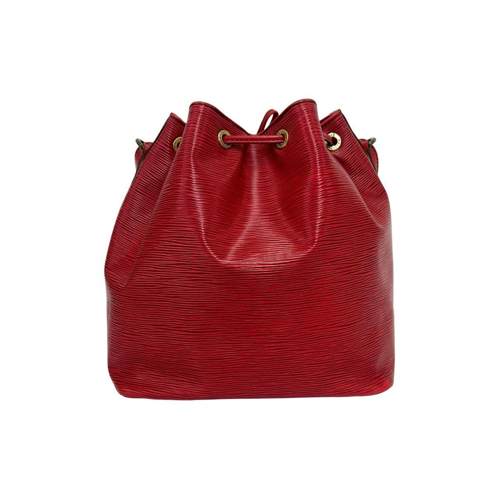 Louis Vuitton Vintage Petit Noe Epi Leather Shoulder Bag Castilian Red — view 3