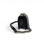 Chanel Shoulder Bag Black Silver Body 20 CC Logo Chez Blanc Single Flap Double — view 2