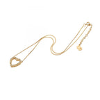 Dior Dio Necklace Open Heart Gold — view 3