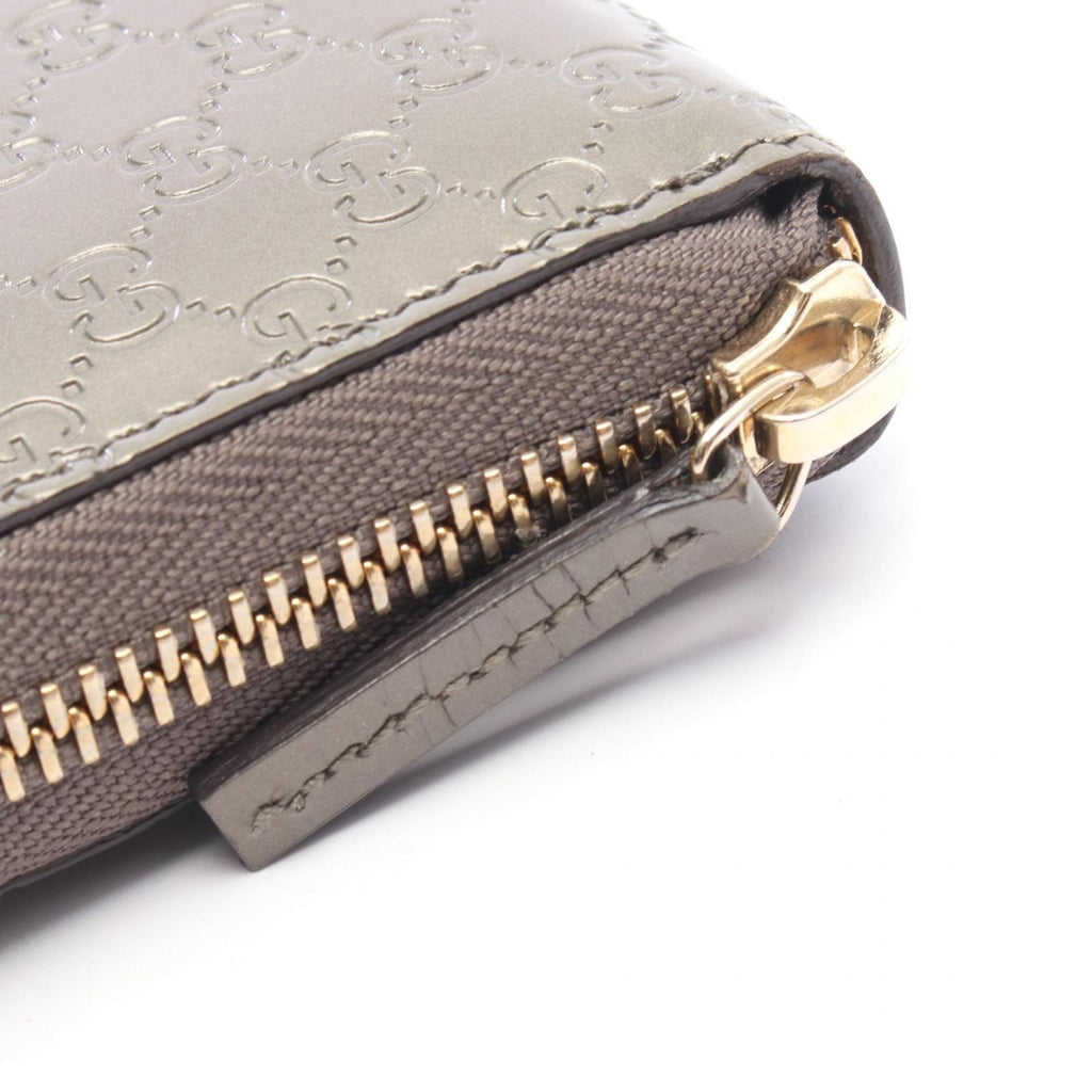 Gucci Wallet Maninebguccissima talekhaki Patent Leather — view 8