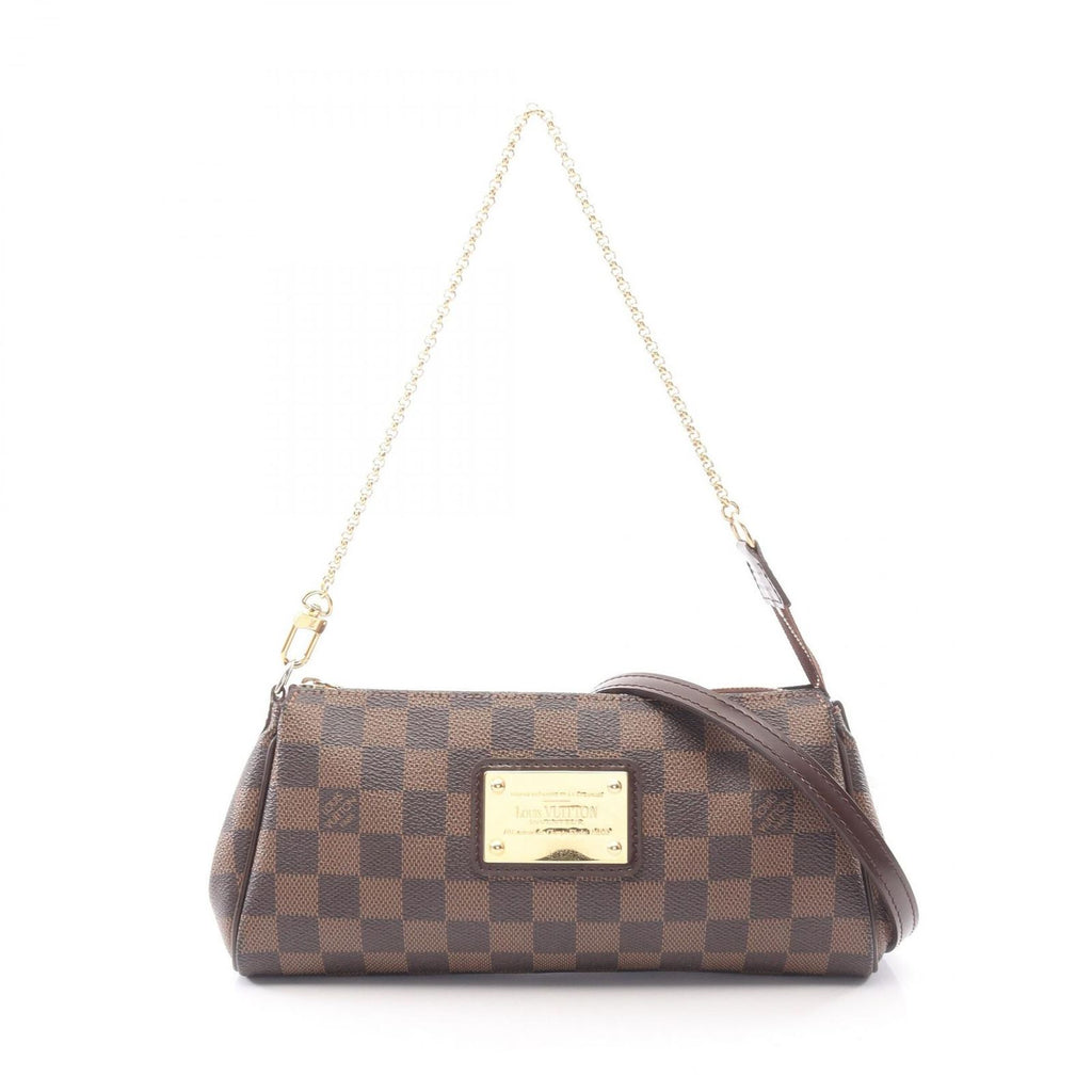 Louis Vuitton Handbag Damier Ebene 2-Way Canvas Leather
